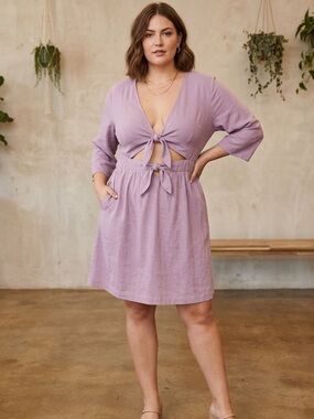 free people hannah poplin mini dress Free People + Hannah Poplin Mini